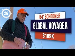 Calling Global Adventurers! Bluewater Research Sailboat for Sale! 64' Schooner - $189K EP26