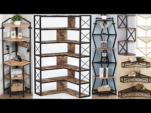 modern corner shelf ideas 2 / metal frame corner shelf design ideas 2