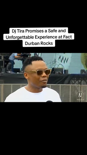 Dj Tira Promises a Safe and Unforgettable Experience at Fact Durban Rocks #djtira has reassured fans attending the 31st of December Fact #durban Rocks event that their safety is a top priority and that they can expect an unforgettable experience. The lineup features an array of talented artists, including TKZee, Professor, Musa Keys, Dlala Thukzin, Sjava, #ZeeNxumalo, #lwahndlunkulu , #mthandeni_sk🇿🇦 #mahwoo , #bigzulu Duncan & Zakwe, and Khuzani. #newslivesa #happynewyear #2025