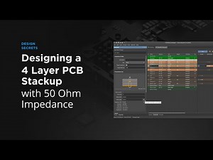 Designing a 4 Layer PCB Stackup With 50 Ohm Impedance | Signal Integrity