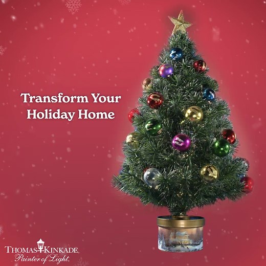 360 reactions · 21 shares | Bring a new spin to Christmas decor with this Thomas Kinkade color-changing tabletop tree. Shop Now! | The Bradford Exchange | Facebook