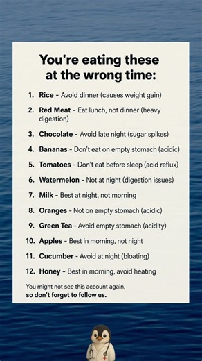 12 Foods You May Be Eating at the Wrong Time | Better Timing for Health & Digestion