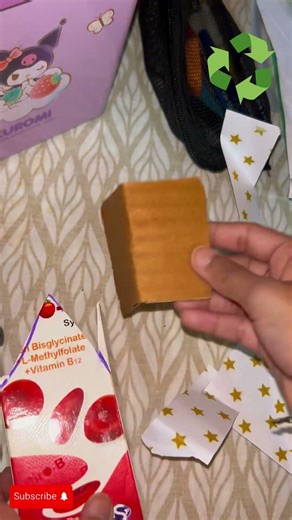 DIY Dustbin from Waste Box ♻️ | Trash to Treasure Craft ✨