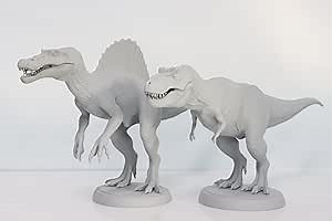 Nanmu Studio 1:35 Scale Spinosaurus Supplanter Figure Spinosauria Dinosaur Realistic Resin Model Collection Home Decoration Gift for Adult