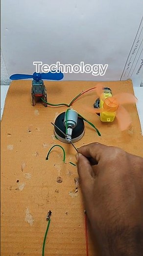 Super Fast Power Control Experiment 🍚 #schoolproject #dcmotor #project #trending #shorts #school