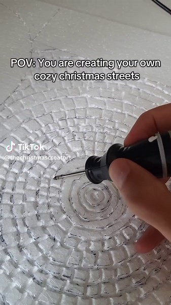 Create Your Own Cozy Christmas Streets Tutorial