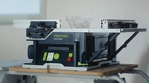 Precise sawing to go. The cordless table saw in Systainer format: CSC SYS 50. What project would you use it for? We are curious! Share this post with someone who needs to see this. And discover more on festool.com 💚 | Festool