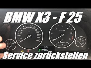 How to reset the Bmw X3 service