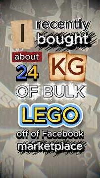 I Bought 24 kg (53 lbs) of LEGO Bricks!