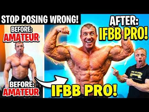 Pose like an ifbb pro bodybuilder 💪