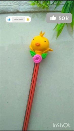 azra crafting easy DIY clay art craft please subscribe to my channel 🥰😍🤩