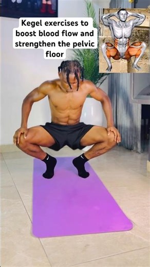 Kegel exercises to boost blood flow and strengthen the pelvic floor #exercise #kegelworkout #workout