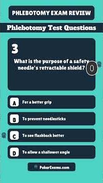 Phlebotomy Most Tested Questions
