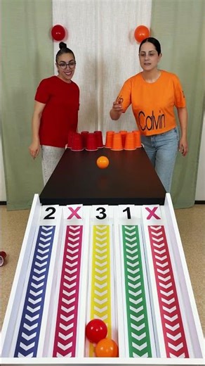 Cup Collection Challenge Ball Rolling Duel, Maya Vs Alice, #Family Challenge #shorts2026