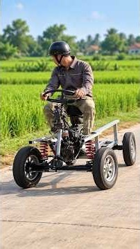 A brilliant idea! A genius farmer builds a vehicle 8