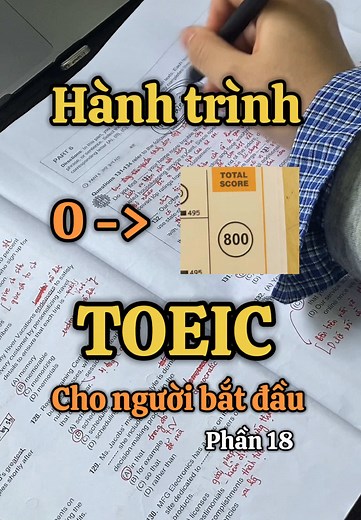 Cách đạt full điểm TOEIC Part 7 cho mọi người