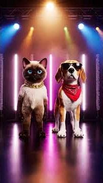 Elegant Twirls & Leaps: New Dog and Cat Dance Sensation #cat #entertaininganimals #dancingdog #pets