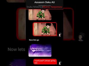Assassin Deku AU part 5 texting story