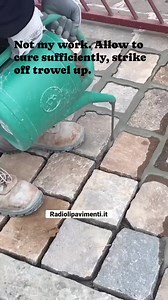 276K views · 180 reactions | Old school pointing method still used in Europe - #nosnowflakes #hardscaping #landscapers #patios #paving #pavingslabs #landscaping #landscapers #pointing | Gareth Wilson Garden & Landscaping Consultant | Facebook