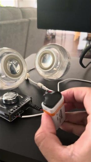 How to modify Apple Pro Speakers to work with a mini amplifier with Bluetooth