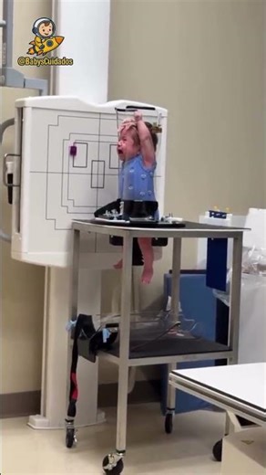 Asi se les hace la radiografia a los bebes