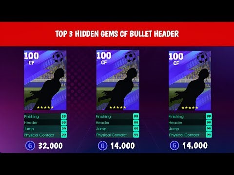 Top 3 Hidden Gems CF Bullet Header In Efootball 2025 | Efootball 2025 Mobile