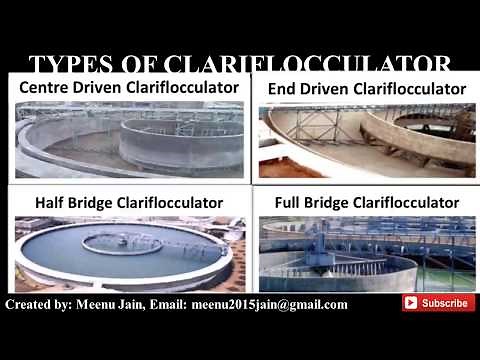 Clariflocculator Process flow animation