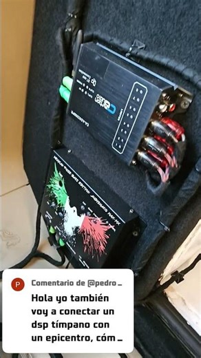 Co.o se conecta un DSP y un epicentro #caraudio #amplificador