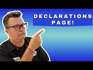 What is a Declarations Page for Insurance? - Insurance Facts