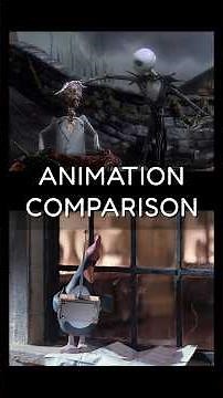 The unique, details animation in The Nightmare Before Christmas…