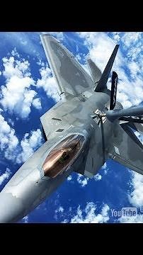 F-22 Raptor Aerial Refueling [Vertical Video]