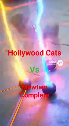 PokéCats VS Mewtwo A Battle You Didnt Know You Needed Complete #funny #epic #viral #catvideo #shorts