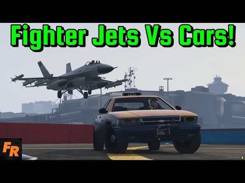 Fighter Jets Vs Cars! - Modded Gta 5 Challenge