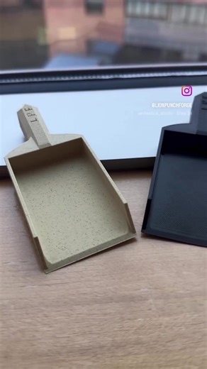 Getting closer to release. Due to the metal prices I wanted to develop a product to help collect and save your sweeps and scraps. I’m working on sourcing a brush that will be included as a kit. Right now the scoop is being developed in two different materials. A hard plastic and a rubber. The rubber one would be more suitable for stones. Stay tuned .