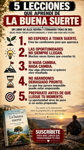 5 Lecciones que Aprendí de La Buena Suerte | #frases #reflexión #mentalidad
