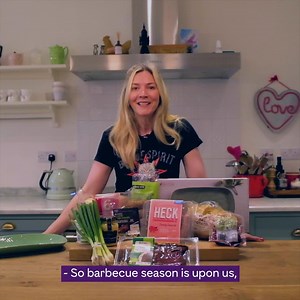 Three barbecue favourites for just £10 is a fantastic deal especially. But how do you choose just three? Our barbecue buddy, Lisa Faulkner chose Ocado chimichurri steak, M&S Lamb shish and Heck pork sausages and served them with an incredible potato salad. What’s on your menu? Choose your top 3 for £10 here: ocado.com/bbqoffers Get Lisa’s potato salad recipe below. Serves 4, Total time 25mins 600g new potatoes 4 cooked beetroot (250g, Lisa used vac-packed beetroot) 3 tbsp crème fraîche 1/2-1 tbs