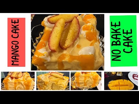Quick Bread Cake | NO BAKE MANGO CAKE RECIPE | Delicious cake ready in minutes.