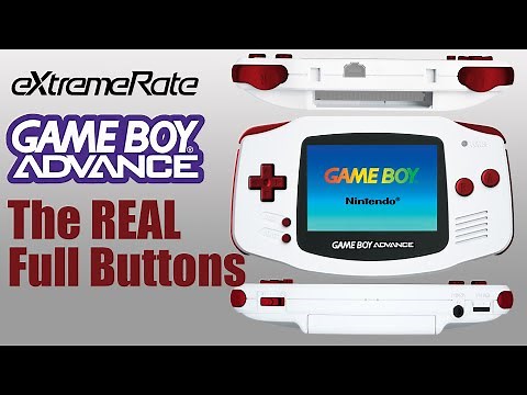 The Real Gameboy Advance Full Replacement Buttons Kit - eXtremeRate