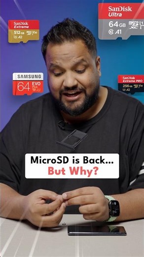 MicroSD Card is Back… Why?! #shorts