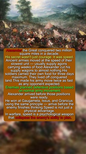 Alexander CONQUERED 2 MILLION Miles in 10 Years — His 1 SECRET#AlexanderTheGreat #MilitaryGenius