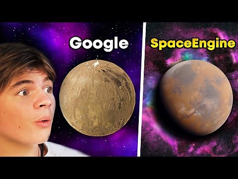 Google Planets VS SpaceEngine