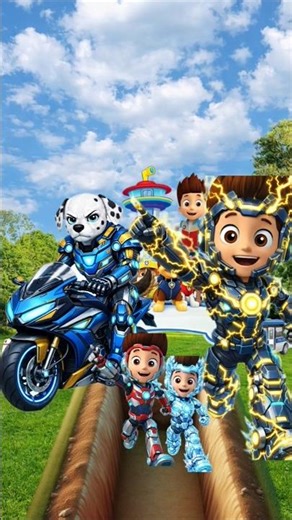 Ryder and Paw Patrol in Robot Suits 🤖⚡ | Rescue Mission