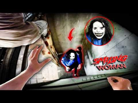 ESCAPING FROM ANGRY SMILING WOMAN KILLER vs CRAZY PARKOUR POV 01