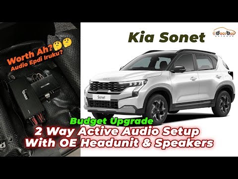 Kia Sonet Car Audio upgrade with OE components | Try this Setup if your budget is Rs.XXXXX
