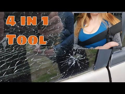 Auto Rescue 4 in 1 Tool | How to Use a Window Punch