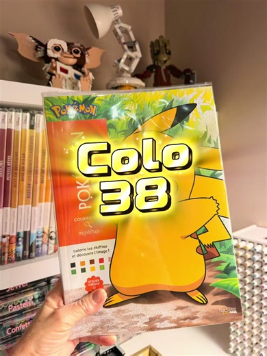 Tome Pokémon colo 38 avec son code couleur Trop facile à faire 2heures et c’est bouclé #coloriagesmysteres #partage #hachetteheroesdisney #feutresacryliques