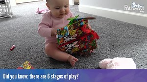 🆕📹Play involves exploring, being creative, and having fun! Track your child's play development during their first 4 years of life and see how you can help them through each stage! #WatchThisWednesday Watch the full video here: https://pathways.org/watch/stages-of-play/ | Pathways.org