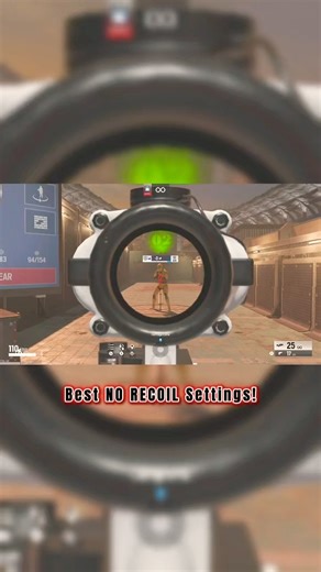 BEST 0 RECOIL SETTINGS IN R6! #bestsettings #r6siege #r6 #rainbowsix #rainbowsixseige #crazy #champ