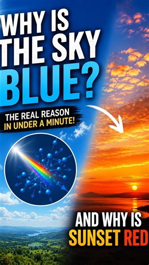 Why Is the Sky Blue? 🌍 The Real Reason