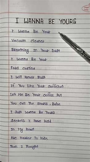 I Wanna Be Yours Lyrics Song by Arctic Monkeys #lyrics #iwannabeyourslyrics